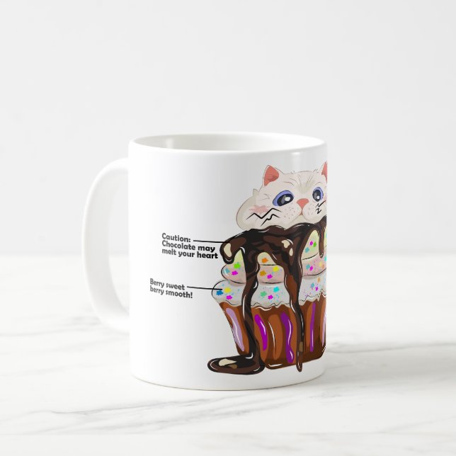 Taza De Café Mugre de Cupcates (Anverso izquierdo)