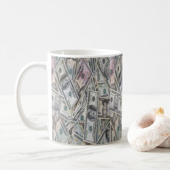 Taza De Café Mugre de dinero (Con donut)