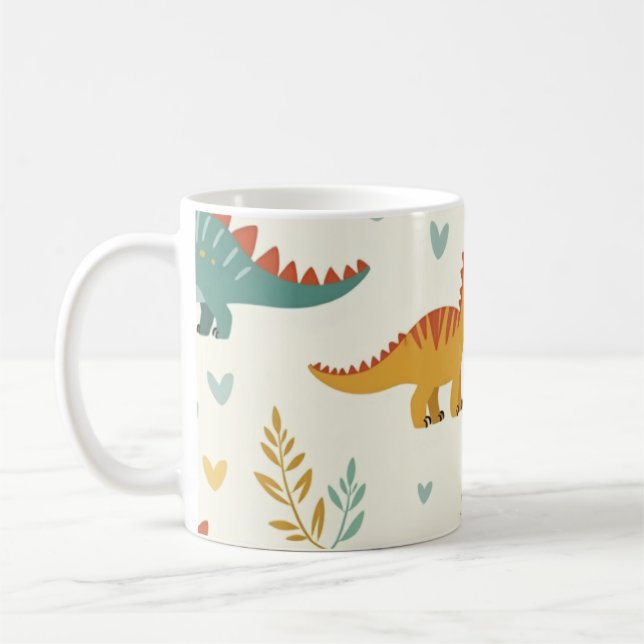 Taza De Café mugre de dinosaurio (Izquierda)