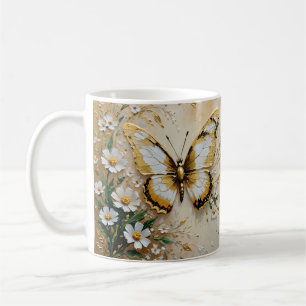 Taza De Café Mugre de diseño de mariposa