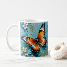 Taza De Café Mugre de diseño de mariposa