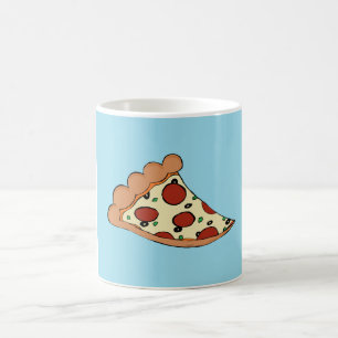 Taza De Café Mugre de diseño de pizza