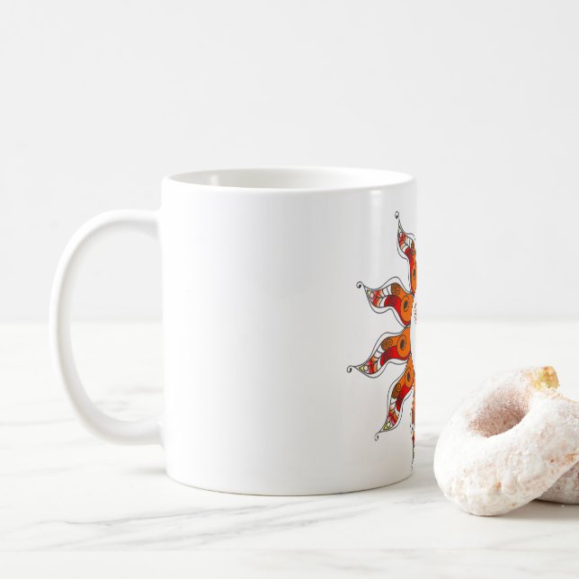 Taza De Café Mugre de diseño tradicional de Sri Lanka (Con donut)