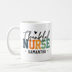 Taza De Café Mugre de enfermera agradecida, tazón de enfermera