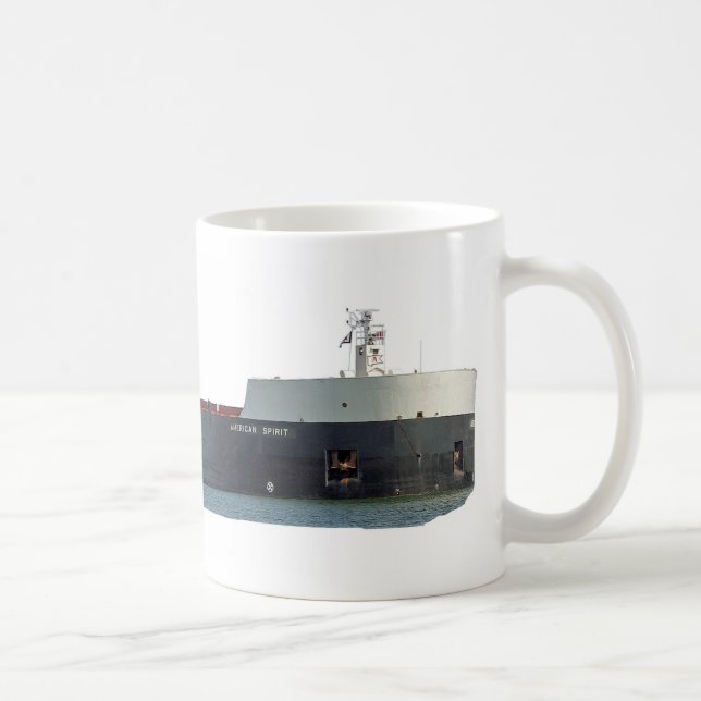 Taza De Café Mugre de espíritu americano (Derecha)