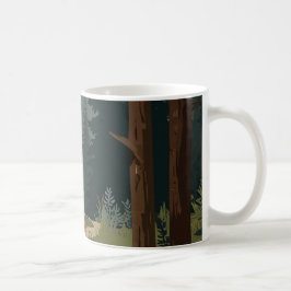 Taza De Café Mugre de fantasía forestal
