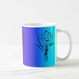 Taza De Café Mugre de flor de arcoiris