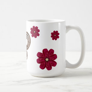 Taza De Café Mugre de flor de mariposa