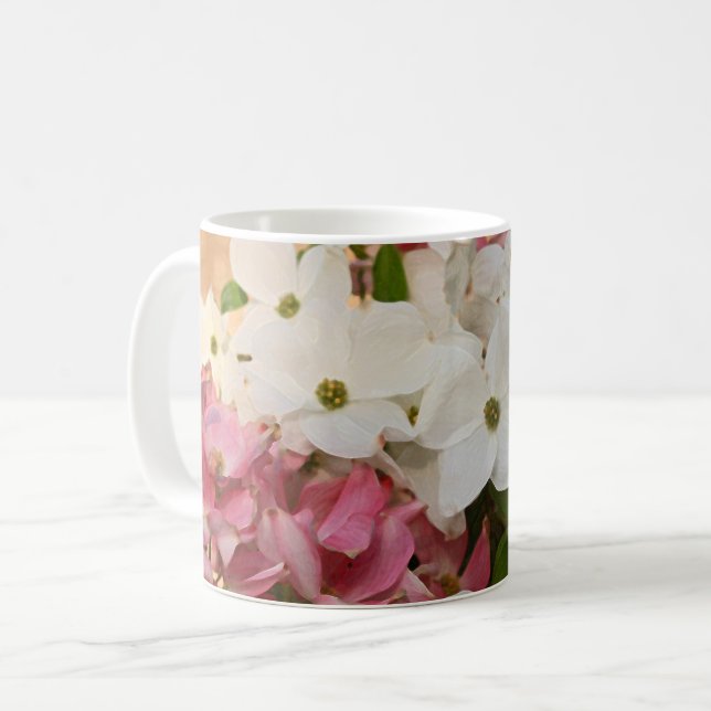 Taza De Café Mugre de flor de primavera (Anverso izquierdo)