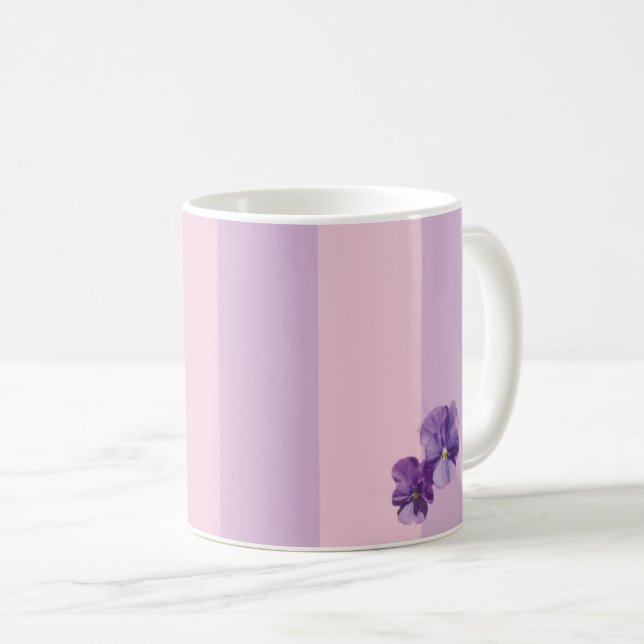 Taza De Café Mugre de flor del corazón (Anverso derecho)