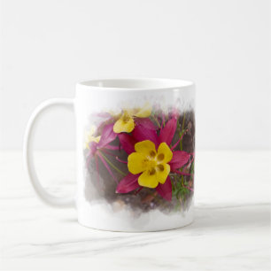 Taza De Café Mugre de flores #3