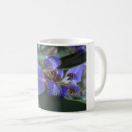 Taza De Café Mugre de flores azules