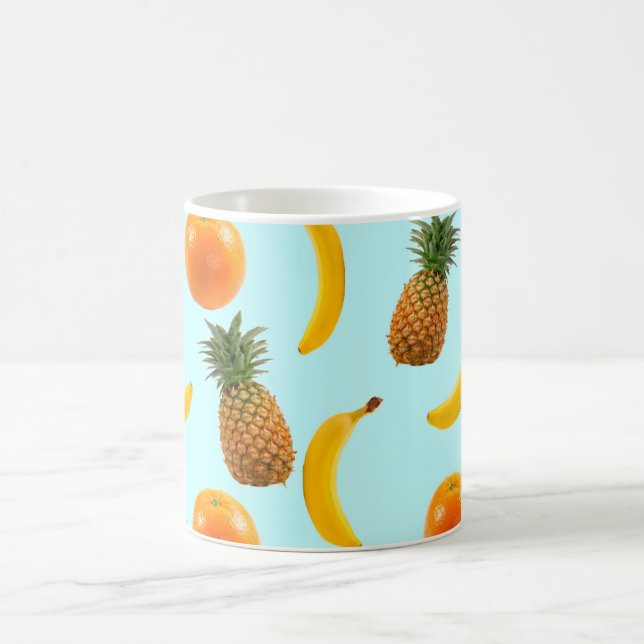 Taza De Café Mugre de fruta tropical (Centro)