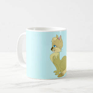 Taza De Café Mugre de gato amarillo ocaso