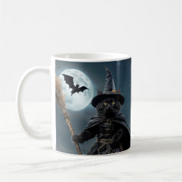 Taza De Café Mugre de gato de Halloween