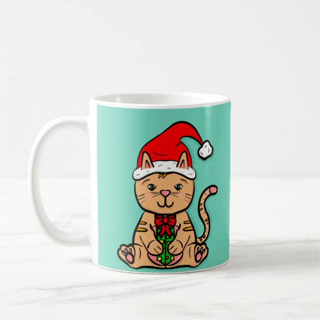Taza De Café Mugre de gato de Santa (Izquierda)