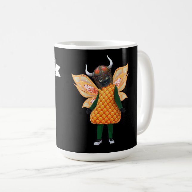 Taza De Café Mugre de gato lituano de ganado vacuno (Anverso derecho)