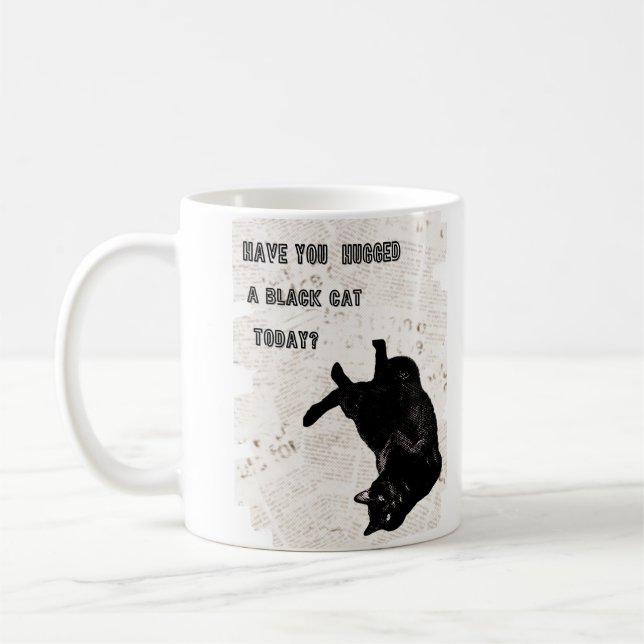 Taza De Café Mugre de gato negro (Izquierda)