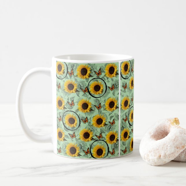 Taza De Café Mugre de girasol (Con donut)
