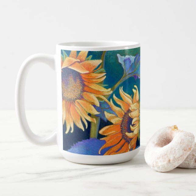 Taza De Café Mugre de girasol (Con donut)