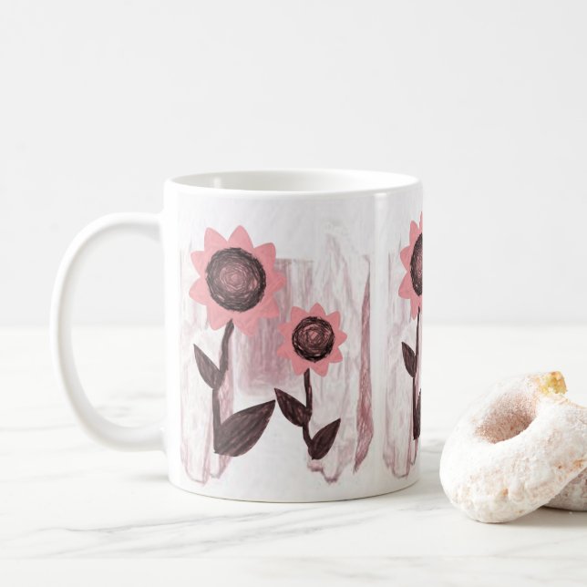 Taza De Café Mugre de girasol (Con donut)