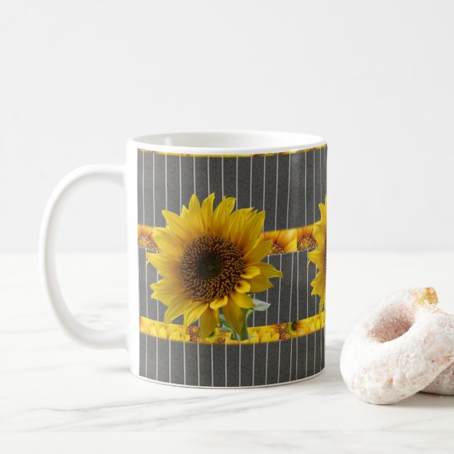 Taza De Café Mugre de girasol (Con donut)