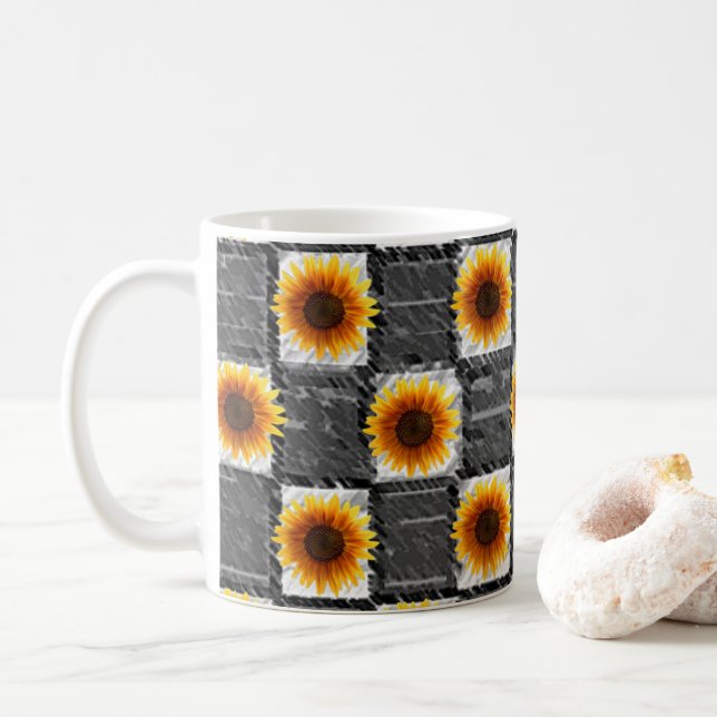 Taza De Café Mugre de girasol (Con donut)