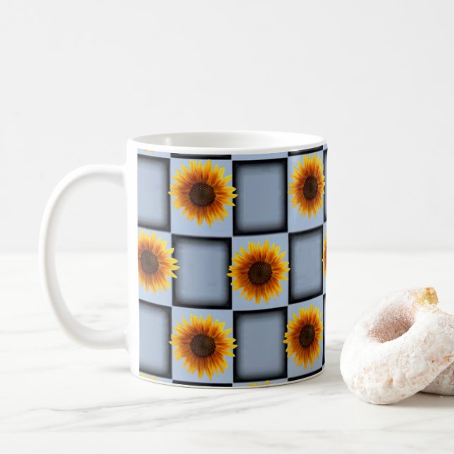 Taza De Café Mugre de girasol (Con donut)