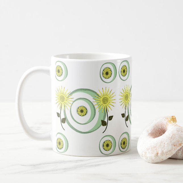 Taza De Café Mugre de girasol (Con donut)