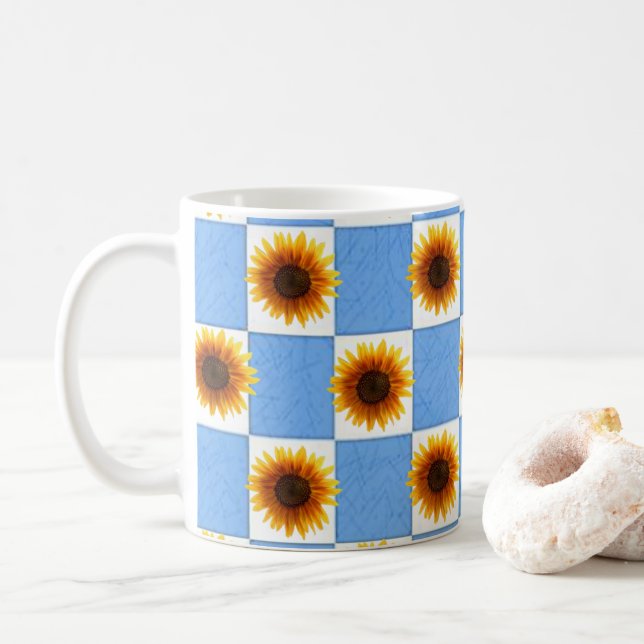 Taza De Café Mugre de girasol (Con donut)