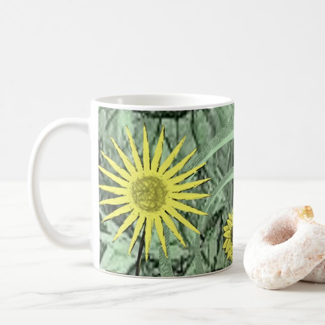 Taza De Café Mugre de girasol (Con donut)