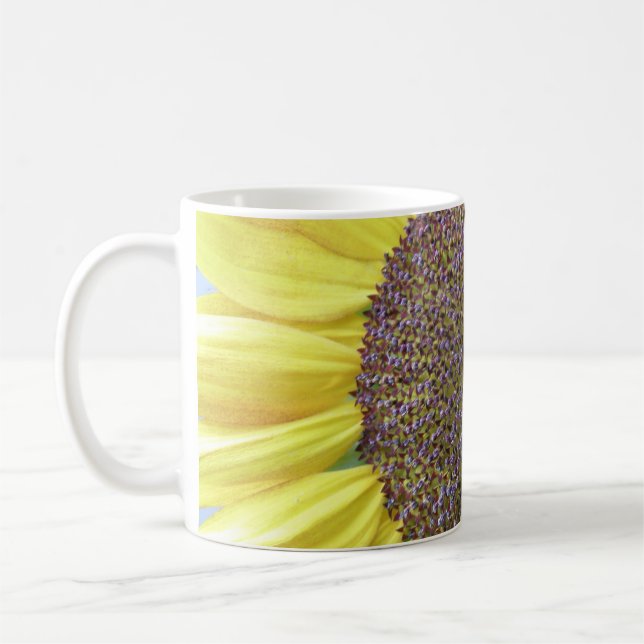 Taza De Café Mugre de girasol amarillo (Izquierda)