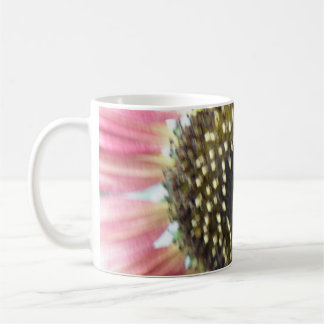 Taza De Café Mugre de girasol rosado de bonito
