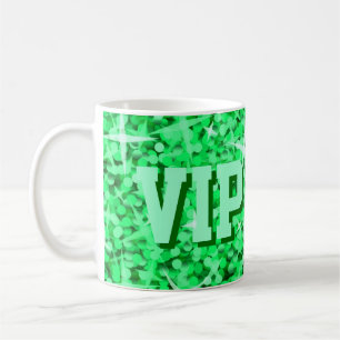 Taza De Café Mugre de Glitz Green 'VIP DAD'