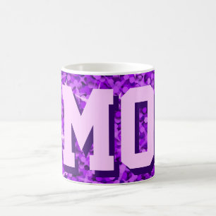 Taza De Café Mugre de Glitz Purple 'MOM'