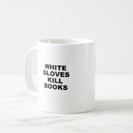 Taza De Café Mugre de guantes blancos