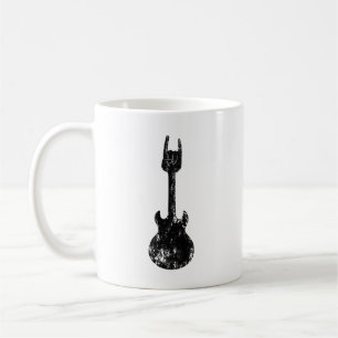 Taza De Café Mugre de guitarra del rock duro