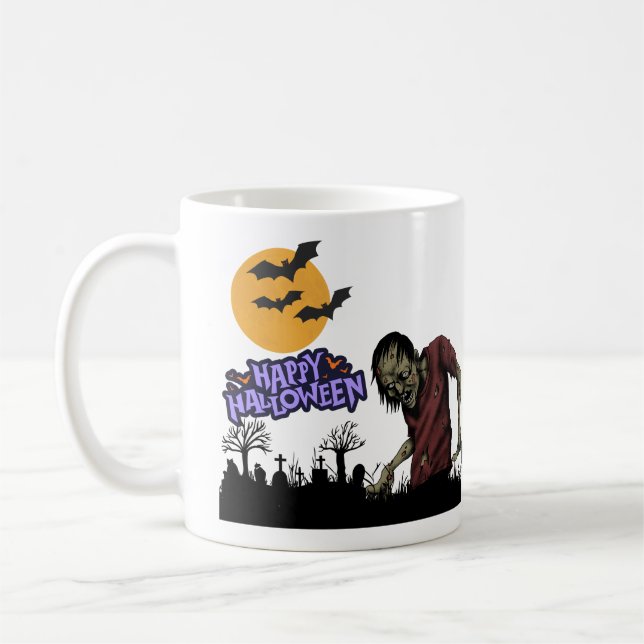 Taza De Café mugre de halloween (Izquierda)