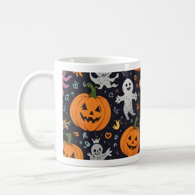 Taza De Café mugre de halloween (Izquierda)