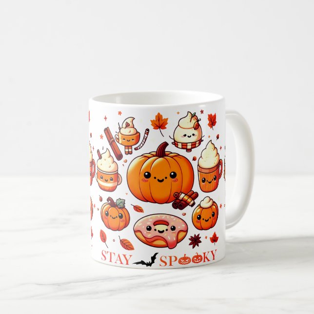 Taza De Café Mugre de Halloween para regalo (Anverso derecho)