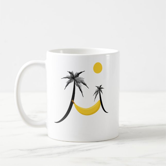 Taza De Café Mugre de hamaca banana (Izquierda)