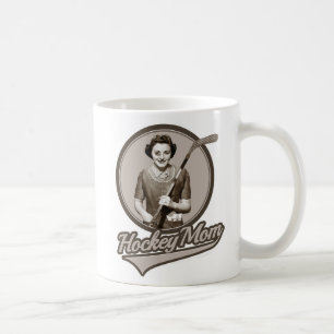 Taza De Café Mugre de hockey para mamá