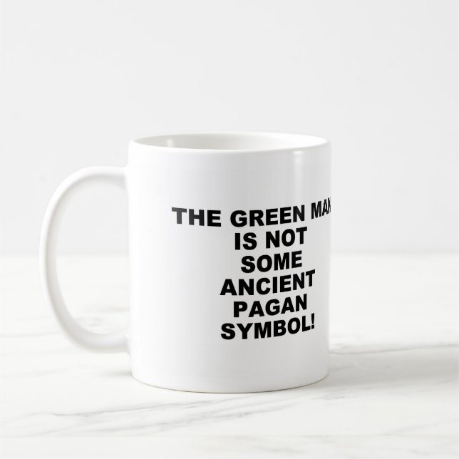Taza De Café Mugre de hombre verde (Izquierda)