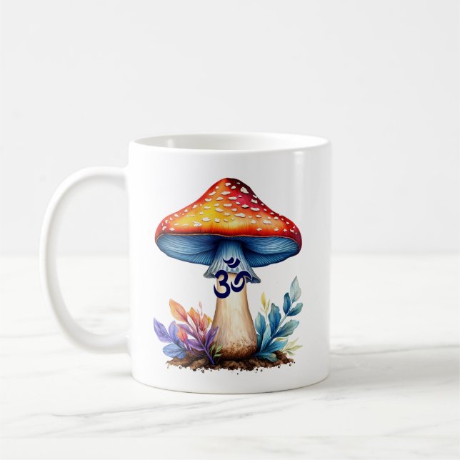 Taza De Café Mugre de hongo espiritual (Izquierda)