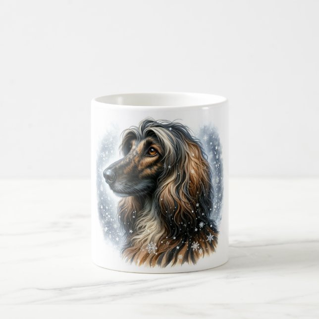 Taza De Café Mugre de hound afgano (Centro)