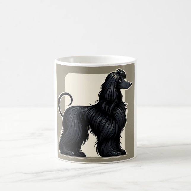 Taza De Café Mugre de hound afgano (Centro)