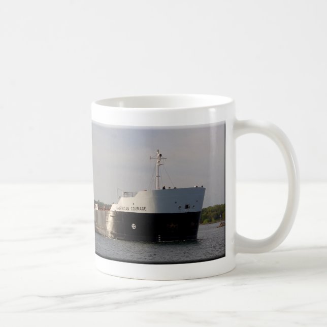 Taza De Café Mugre de imagen completa del American Courage (Derecha)