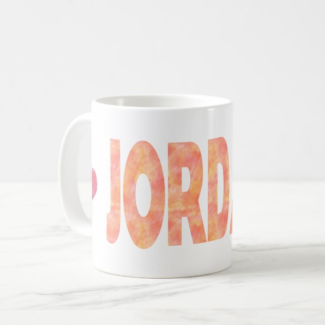 Taza De Café Mugre de Jordania (Anverso izquierdo)