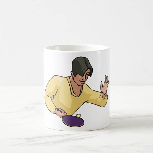 Taza De Café Mugre de jugador de tenis de mesa (Subido por el creador)
