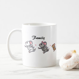 Taza De Café Mugre de la familia del ratón
